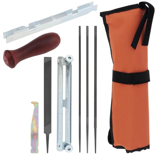 Guía de archivado de mango de madera Windance para solucionar cadenas desafiladas 2