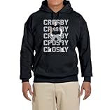 Black Las Vegas Maxx Crosby Text Pic Hooded Sweatshirt Adult Large