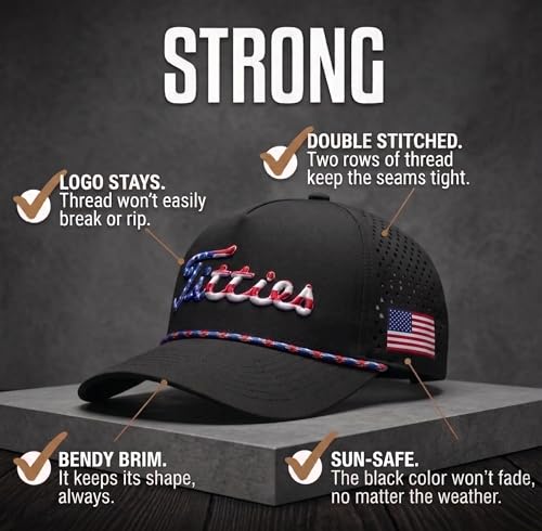 Image of Funny Golf Hat Gifts for Men, USA Funny Golf Cap with USA Flag, Gift Party, Birthdays, Wedding Gifts One-Size Fits All