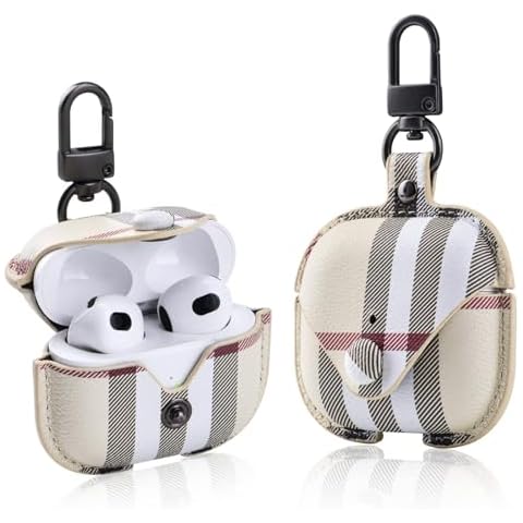 Pujuyeka Leather Case for AirPods Pro 2 Cover