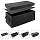 LDXDRU 4 Stück CD Aufbewahrungsbox, DVD Aufbewahrungsbox, 36x16x14cm DVD Box CD Boxes, CD Boxen Aufbewahrung für DVD CD Regal