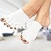 Gel Toe Separator Socks for Women – Gel Toe Compression Socks – Relaxation, Comfortable for Bedtime, Separators for Pedicure & Moisturizing, Fits US Sizes 6-10, Soft Cotton, Long-Lasting Design