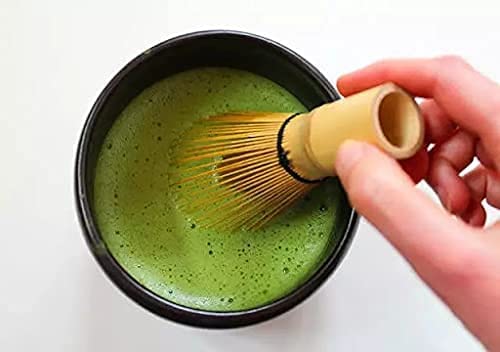 Japanbargain 4732, Bamboo Matcha Whisk Set Japanese Ceremonial Matcha Chasen For Green Tea Powder Matcha Ceremony, Whisk Stand, Bamboo Whisk, Chasaku Matcha Scoop, Bamboo Spoon #TOP6
