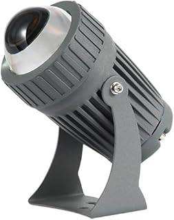 DEAVER RZL Iluminación doméstica 4 unids/set 220V Led exterior impermeable haz de luz de largo alcance 10W luz de proyección de luz estrecha luz de pared for exteriores (Color : Rojo)