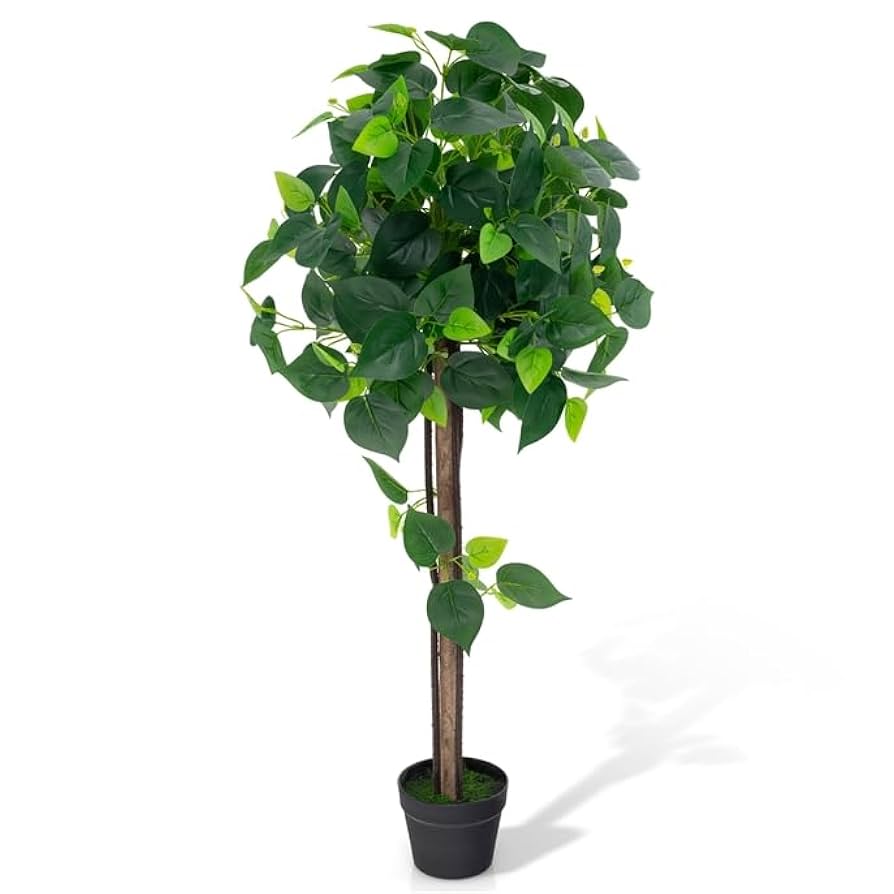 【送料無料】大型　人工観葉植物 人工植物 インテリア 造花 鉢植え 装飾用 フェイクグリーン トネリコ H約180cm 鉢付き / 観葉植物