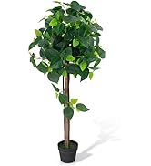 【特価商品】TANGKULA 観葉植物 フェイク 120cm 2本 フェイクグリ 特価商品】TANGKULA 観葉植物 フェイク 120cm 2本 フェイクグリ 【公式