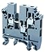 Terminal Block, 1in-2out, 22-10 AWG, Gray