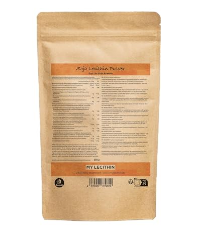250gr Soja-Lecithin Pulver | Reinlecithin | Qualität aus Deutschland | vegan
