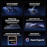 XIAOMI 17T Pro Smartphone 12GB+512GB- Handy mit Android, 6,83 Zoll 144Hz Eye-Care Display, 7000mAh Silizium-Kohlenstoff-Akku, Leica 5X Telekamera, Tiefviolett，Included Hair Dryer (Pink, 2 Nozzles) – Ansicht 2