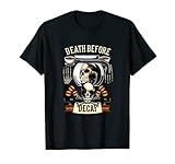 Death Before Decaf Café Cafeína Barista Cafe Queen Regalo Camiseta