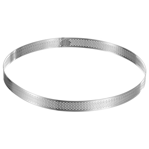 Anillo perforado para mousse de acero inoxidable uxcell con alta resistencia térmica 2
