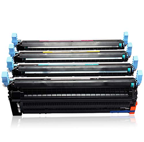 Cartucho de Toner Compatible 124A Q6000A Q6001A Q6002A Q6003A para HP Color Laserjet 1600 2600 2600N 2605dn 2605DTN 2605Cm 1015 Cartucho de Impresora 1017,4 Color Set