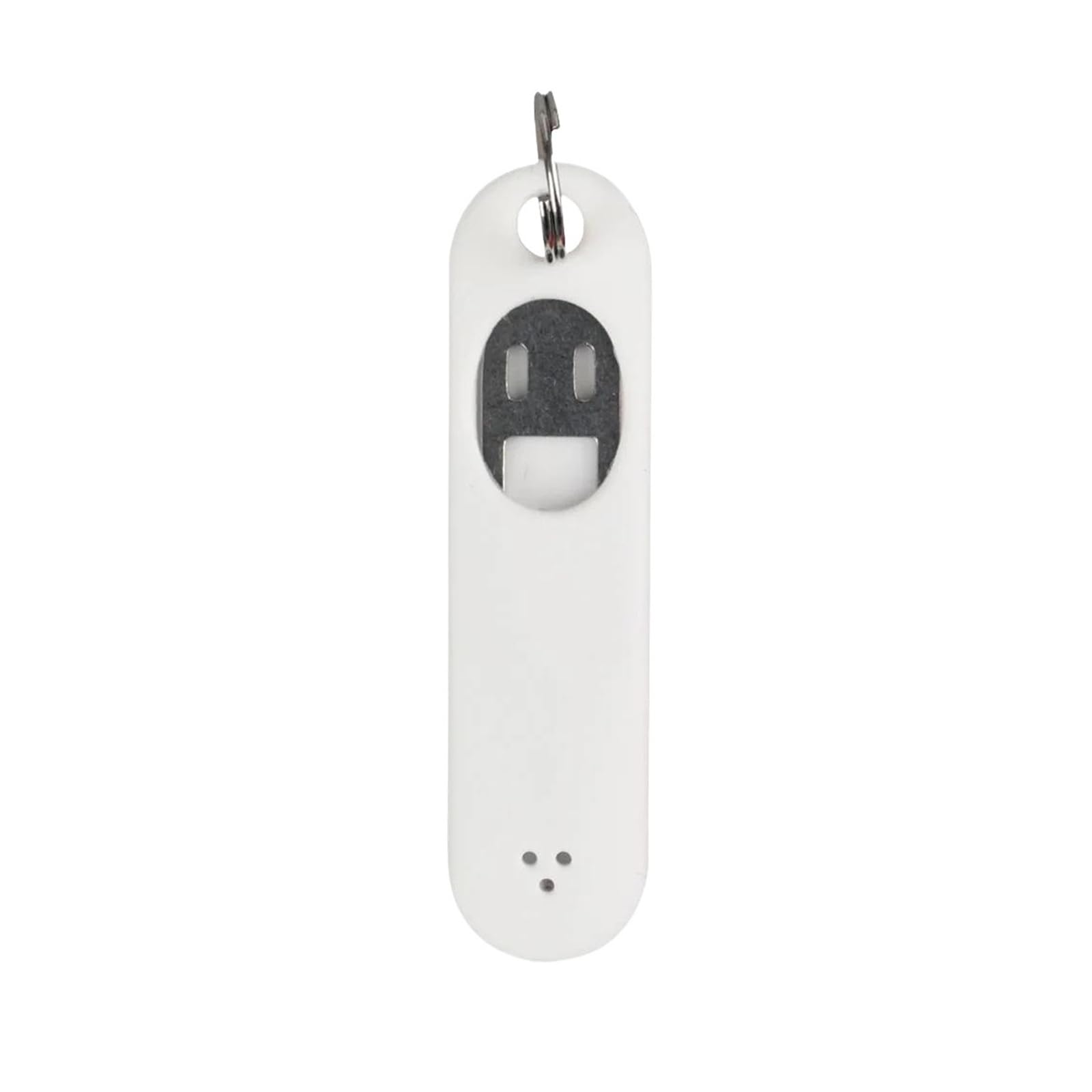 Extractor de tarjeta SIM antipérdida con estuche de llavero protector blanco, pack de 5 uds 8