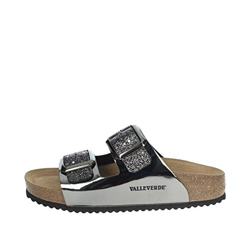 Valleverde G51571Q Nero Sandali Donna Ecopelle