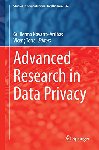 Advanced Research in Data Privacy view 2