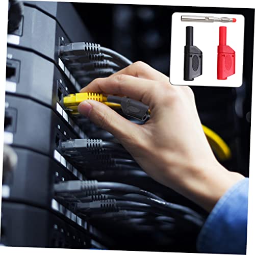 VILLCASE Conectores Adaptadores De Placas De 10 Peças Banana Alto-Falante Isolado De Segurança Soque