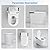 Smart Toilet with Auto Open/Close Lid, Bidet Toilet Pump-assisted, Blackout Flush, Heated Seat, Dual Auto Flush, Warm Water, Foot Sensor Operation, Tankless Elongated Toilets with LED Display