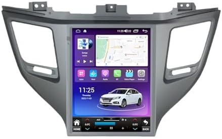 9.7 inch Touch Screen Stereo Android 13 Car Radio for H-yundai Tucson 2016-2018 Multimedia player with GPS Sat Nav WIFI Wireless Carplay Android Auto Steering Wheel Control Bluetooth 5.0(TS5