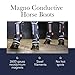LeMieux Magno Horse Boots - Magnetic Therapy Conductive Boots Protective Gear and Training Equipment - Equine Boots, Wraps & Accessories (Black-Large)