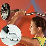 LAMXD Klipsy do kołnierza sprężynowego, klipsy do hantli, klipsy do sztangi na siłownię trening fitness, sprzęt do podnoszenia ciężarów 25 mm/4 szt