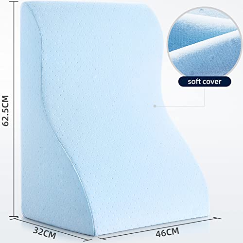 NOFFA Lesekissen für Bett und Sofa - Memory Schaum Keilkissen - Ergonomisches Rückenlehne Kopfkissen - Perfekt für Rückenunterstützung beim Entspannen, Spielen, Lesen oder Fernsehen - Image 7