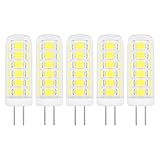 G4 LED Light Bulb 120v Dimmable, Brighter with Glass Cover, 2.5W Bi Pin Base Mini Lamp Daylight...