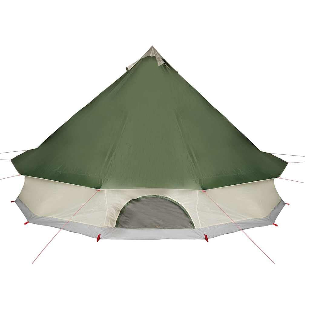 Générique Tente familiale tipi 12 Personnes Vert imperméable,Équipements Sportifs, Loisirs de Plein air, Camping et randonnée, Tentes, Vert (Poids 14.05KG)