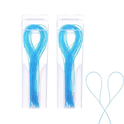 Enhebradores De Hilo Dental De 100 Unidades Enhebrador,Multifuncionales de Limpieza Profunda para Aparatos Ortopédicos,Puentes e Implantes Enhebradores Dentales