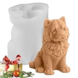[Excelente calidad] El molde de resina para perros es fácil de limpiar y duradero para su reutilización, hecho de silicona de grado alimenticio, puede soportar temperaturas de -40F a 446F (-40 a 230).