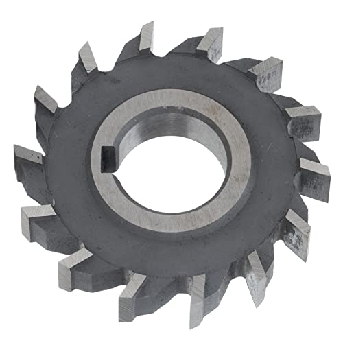 Image of Involute Gear Cutter, Straight Tooth Milling Cutter Disc for Milling Machine High Speed Steel Disk-Shaped Angle Gear Mill Cutter