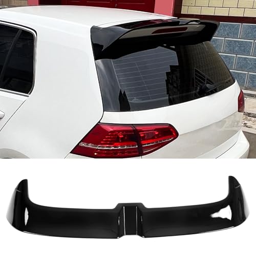 KHK MK7 Rear Window Roof Spoiler, Gloss Black Rear Top Spoiler Wings, ABS Material Fits for VW Golf Mk7/Gti Hatchback 2015-2019