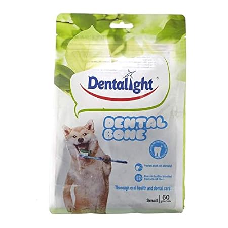 Gnawlers Dentalight 60 Pcs Mini Dental Veg Bone Dog Treat 540g with Free Key Chain