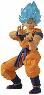 Bandai Dragon Ball Evolve Blue Goku Anime Figure | 12.5cm Dragon Ball Super Blue Goku Figure Anime Toy | Bandai Action Figures Anime Gifts and Anime Merch From Dragon Ball Manga And Anime Goku Toy