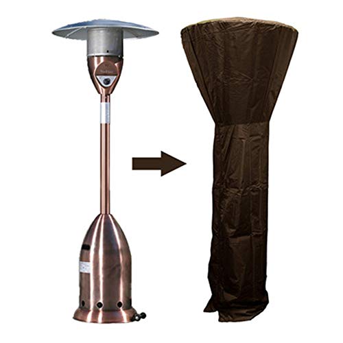 YLYP Outdoor Heater Waterproof Furniture Protector,Garden Courtyard Heater Waterproof Canopy Terrace Dust Cover Heater Cover (Color : Brown, Size : 81.5x225 Cm)