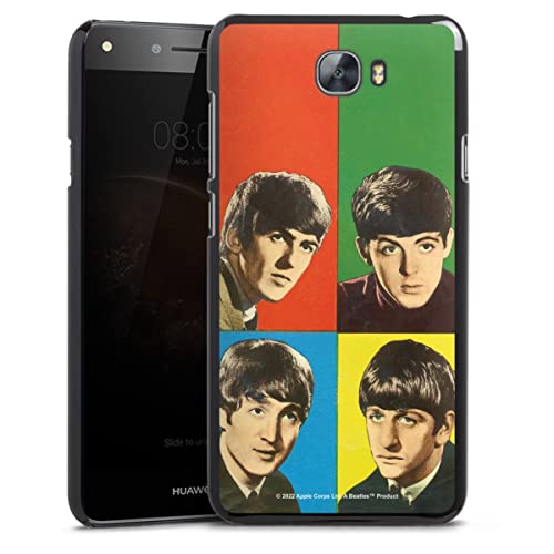DeinDesign Coque Compatible avec Huawei Y6 II Compact Étui Housse Rock ‘n’ Roll Visages The Beatles - Les Beatles, Paul McCartney, John Lennon, RIngo Starr, George Harrison DeinDesign Coque Compatible avec Huawei Y6 II Compact Étui Housse Rock 'n' Roll Visages The Beatles