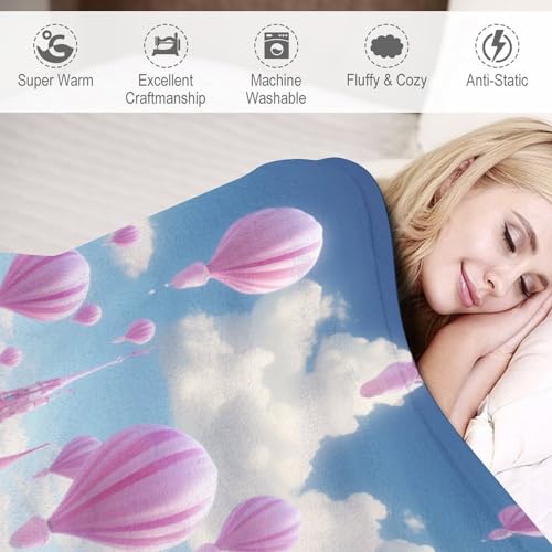 Couverture de salon en flannel premium d'une douceur château Rose - 4