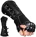 Lederarmband, einstellbare Armscheibe Mann Arm Wachen Boxhandschuhe Retro Gauntlets Festival Armbänder Personalisierte Vambrace Arm Manschette Rüstung,Schwarz