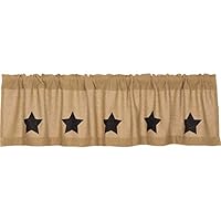 Algopix Similar Product 12 - VHC Brands Burlap with Black Stencil