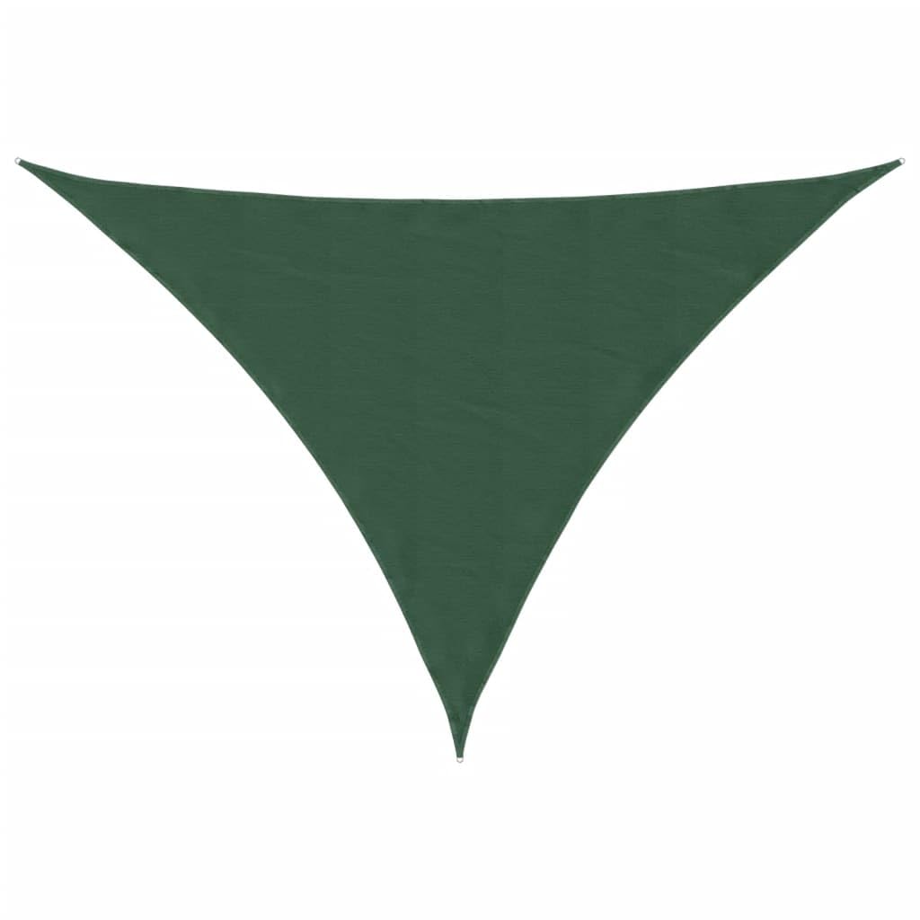 Voile d'ombrage triangulaire 3x4x4 m contre la chaleur du soleil sur le balcon