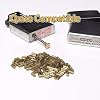 Lighter Flints Pack of 100 Universal Flint Refills Compatible with Zippo and Clipper Lighters Plastic Bag Packing