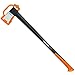 Fiskars Hacha, 2,57 kg, Estuche incluido, Longitud: 96 cm, Negro/Naranja, X27–XXL, 1015644