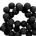 Produktbild Sadingo Acrylperlen Matt Schwarz | 6 mm - 600 Stück, Matte Kunststoffperlen, Acryl-Perlen für DIY-Schmuck, Bastelperlen aus Kunststoff zum Kleben, DIY Armband, Perlen zum Auffädeln