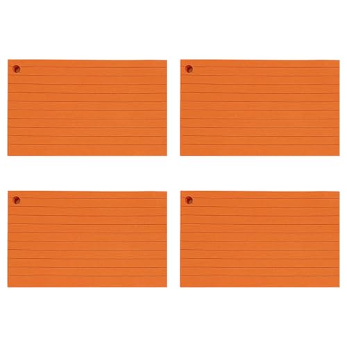 200pcsカラースタディカード3x5inch Lined Lined Notecards With Metal Rungs For Note-taking&Journaling Refillable Notebookセット