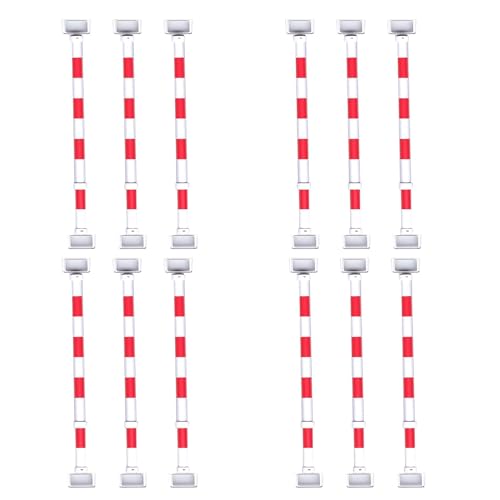 Barrière de signalisation extensible avec bandes réfléchissantes haute visibilité