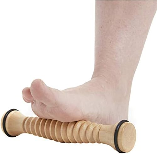 Miniatura 7 de Masajeador de pies de madera trasero Rodillo de pie de madera Masajeador Fascitis plantar Neuro Ball Foot Roller