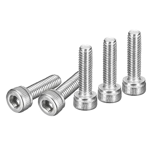 DTGN M3x10mm Socket Head Cap Screws Bolts, 100Pcs 304 Stainless Steel 18-8, Metric Machine Hex Socket Screw, Hex Drive