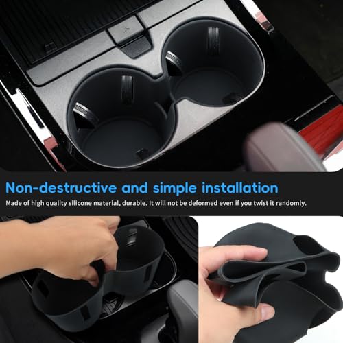 Insert de Portavasos de Silicona para Toyota Prius 2023-2026 miniatura 6