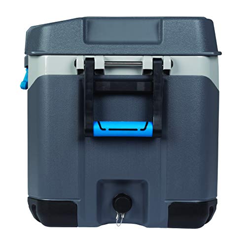Igloo Bmx 72 Quart Cooler With Cool Riser Technology, Fish Ruler, And Tie-Down Points - 18.70 Pounds - Carbonite Gray And Blue #TOP2