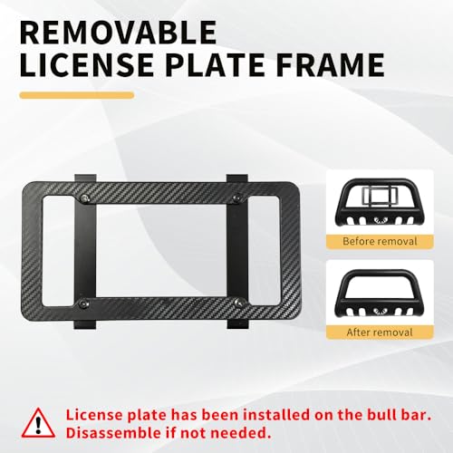 Image of MAXDOM Bull Bar Fits For Nissan Frontier Pickup Truck Black (22-24 Models, Black)