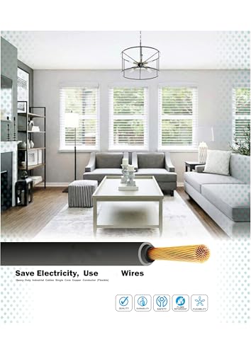 Image of TechnoCord pvc Insulated Wire 90 Meter Copper Wire (BLACK, 2.50 SQ MM)